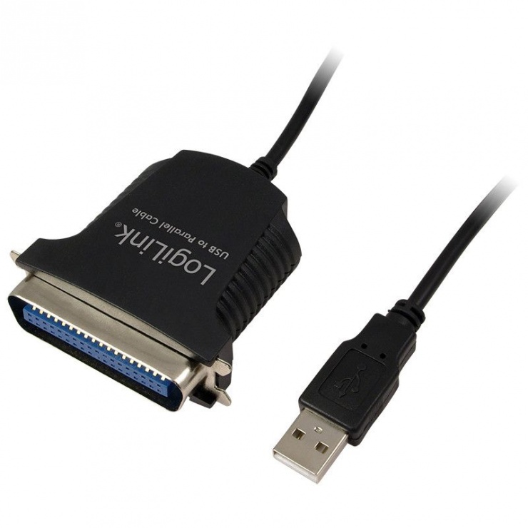 Imagine Cablu USB la paralel Centronics 36pini 1.5m, Logilink AU0003C