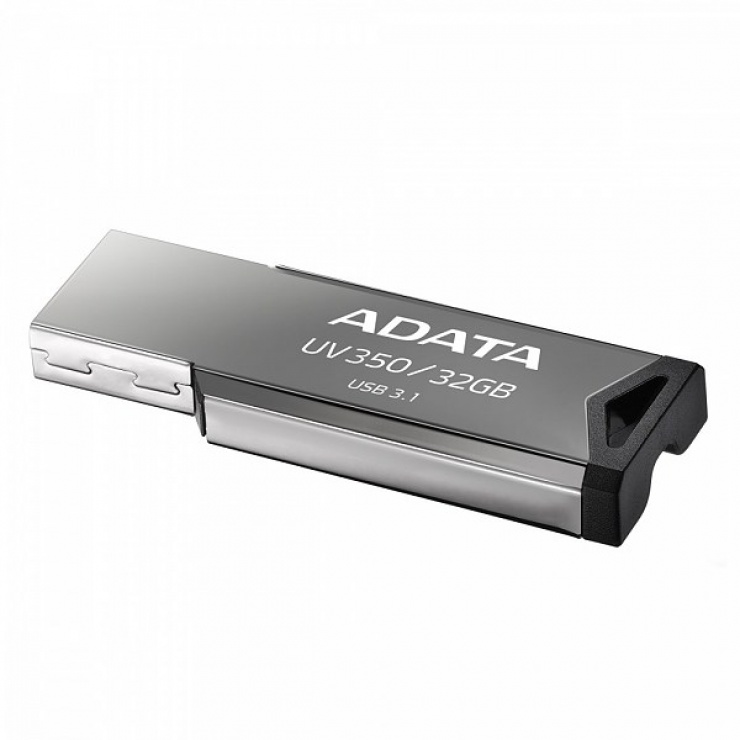 Imagine Stick USB 3.1 Gen 1 32GB Gri, A-DATA AUV350-32G-RBK