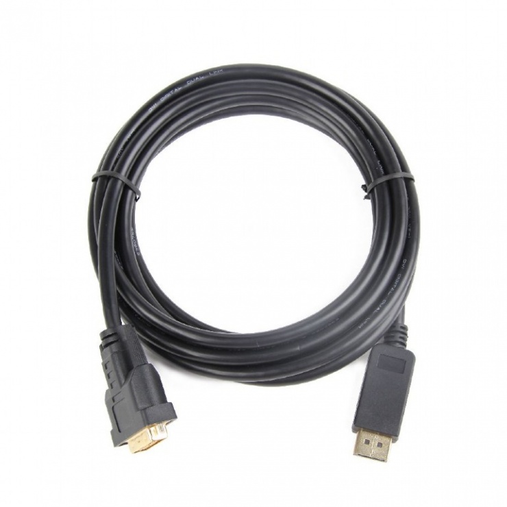 Imagine Cablu DisplayPort la DVI-D T-T 1m, Gembird CC-DPM-DVIM-1M-1