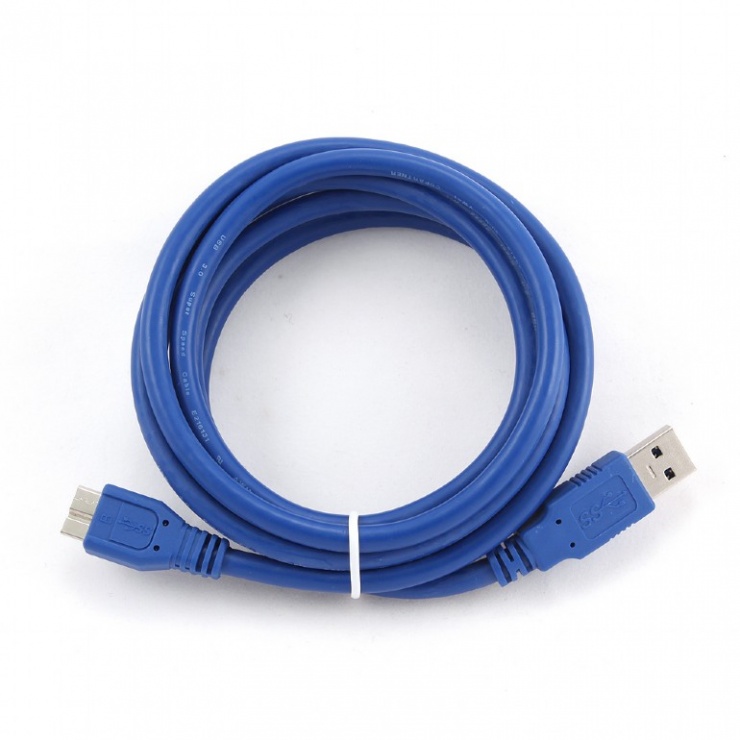 Imagine Cablu USB 3.0 la micro USB-B T-T 1.8m, Gembird CCP-mUSB3-AMBM-6-1