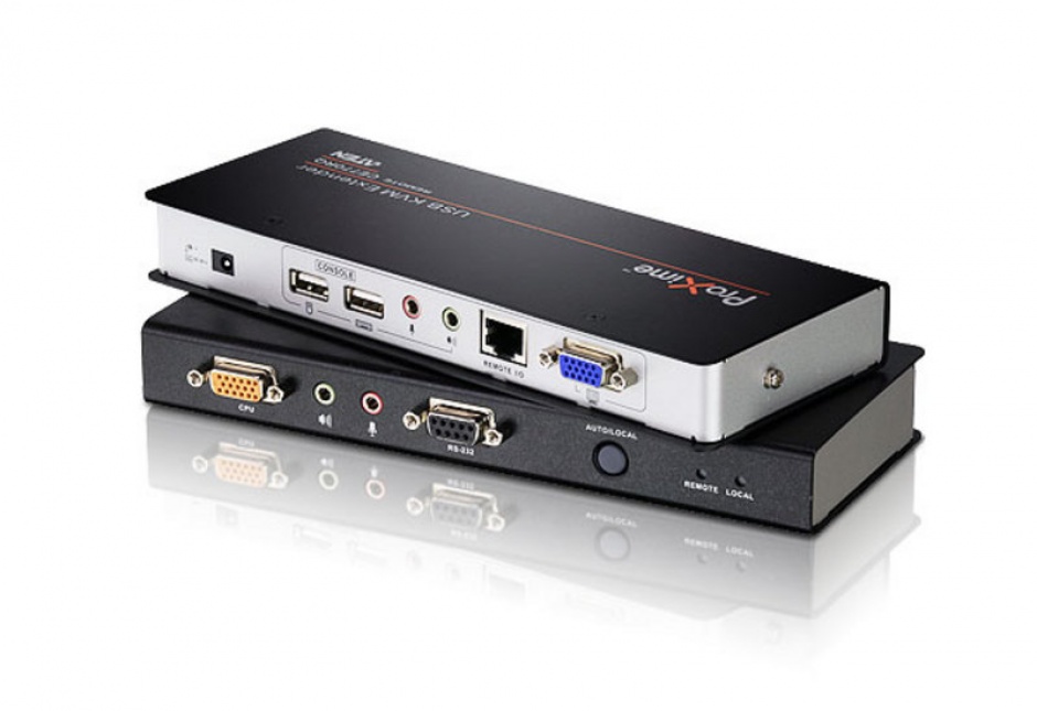 Imagine Extender KVM Cat 5 USB VGA/Audio cu Deskew 300m, ATEN CE770 