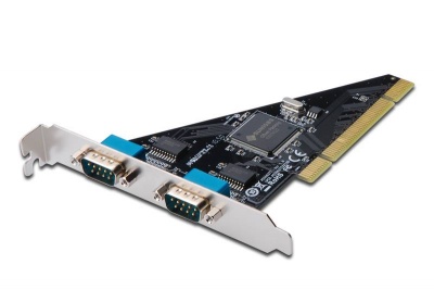 Imagine Placa PCI la 2 porturi Serial RS232, Digitus DS-33001