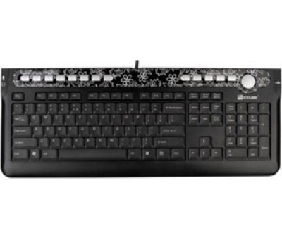 Imagine Tastatura G-Cube GKBW-5SG, USB, Black and White
