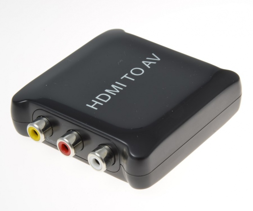 Imagine Convertor HDMI la 3 x RCA Composite video+Audio alimentare USB