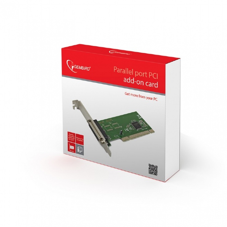 Imagine PCI cu 1 port Paralel DB25, Gembird LPC-1-2