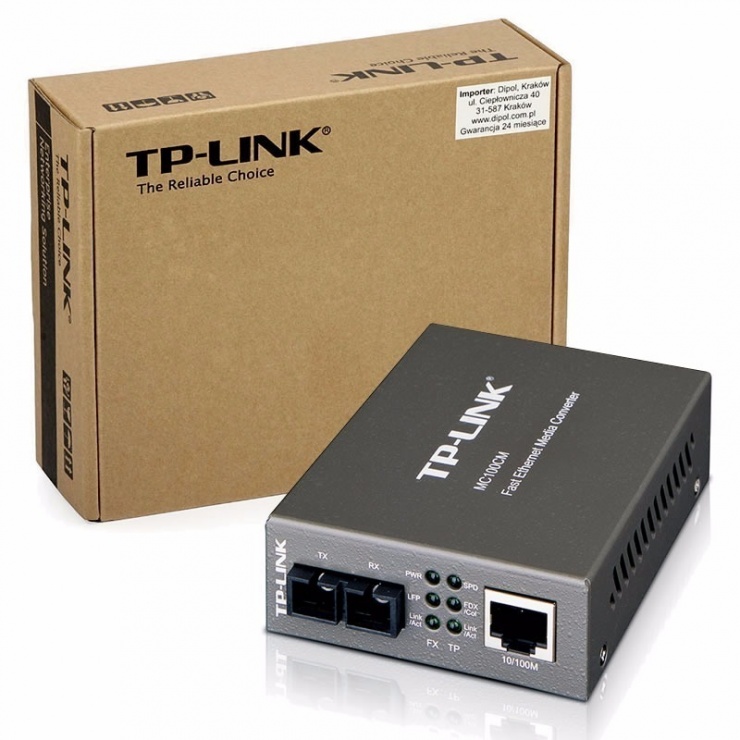 Imagine Media convertor multi-mode Fast Ethernet, TP-Link MC100CM-1