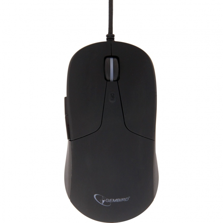 Imagine Mouse USB optic iluminat Negru, Gembird MUS-UL-01