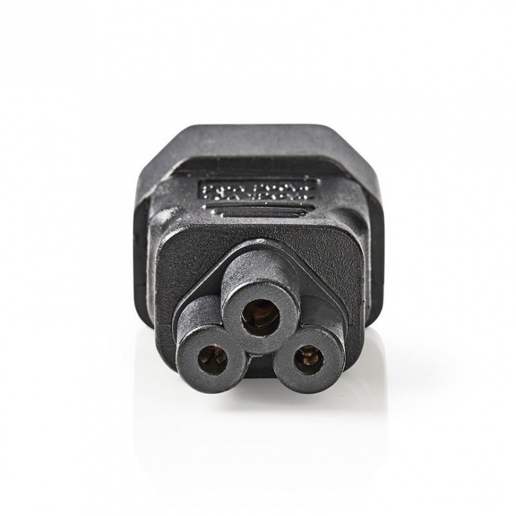 Imagine Conector de alimentare IEC320 C14 la C5 Negru