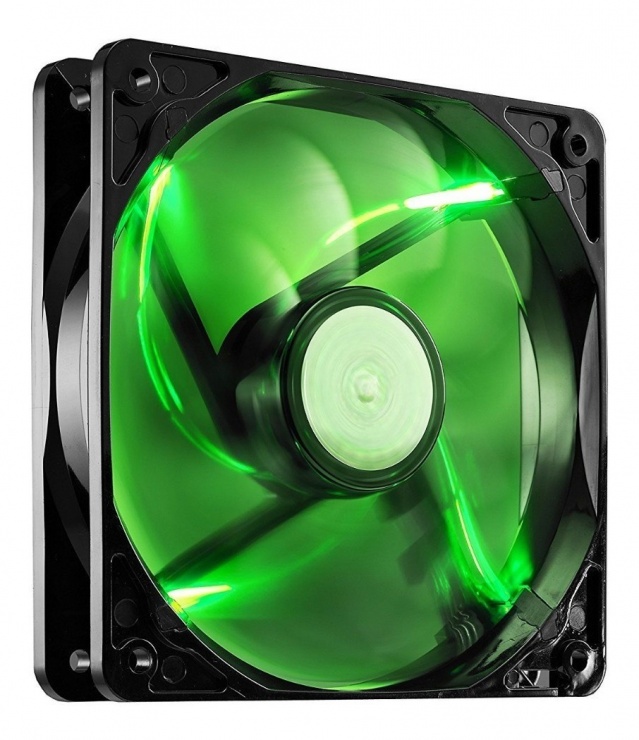 Imagine Ventilator carcasa COOLER MASTER SickleFlow 120mm Green LED