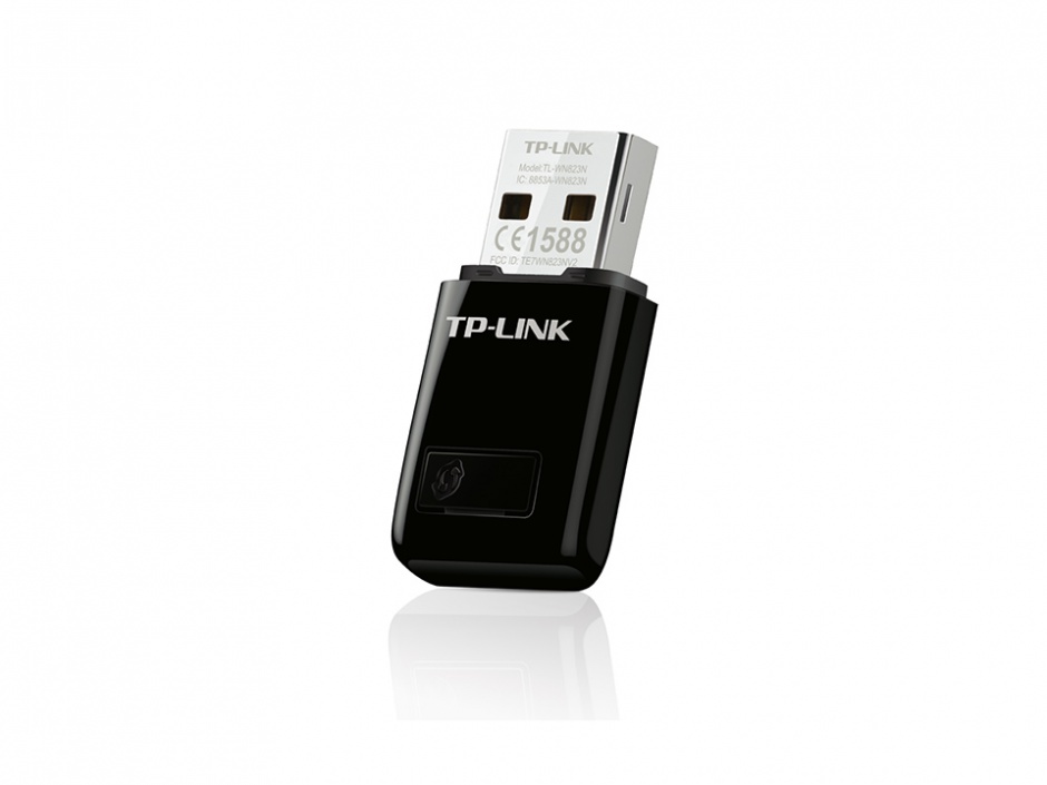 Imagine Placa de retea Wireless N USB 300Mbps TP-LINK TL-WN823N-1