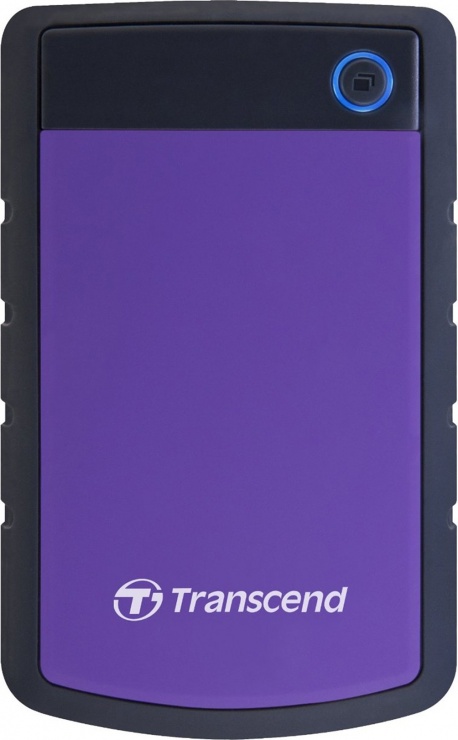Imagine HDD extern 2.5" USB 3.0 2TB StoreJet 2.5" H3P Purple, TRANSCEND