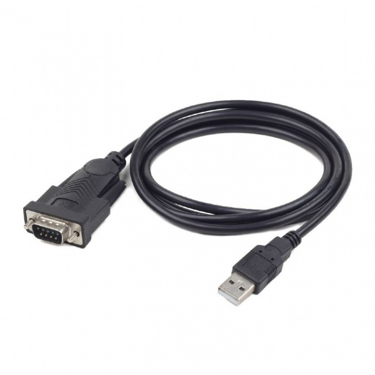 Imagine Cablu USB la serial RS232 1.5m, GEMBIRD UAS-DB9M-02-1