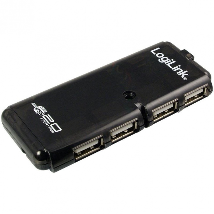 Imagine Hub USB 2.0 4 porturi, Logilink UH0001A