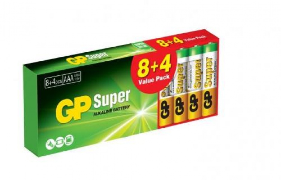 Imagine Set 12 buc baterie R3 AAA, GP Batteries
