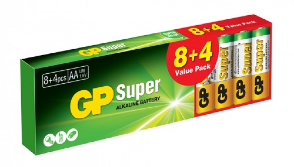 Imagine Set 12 buc baterie R6 AA, GP Batteries