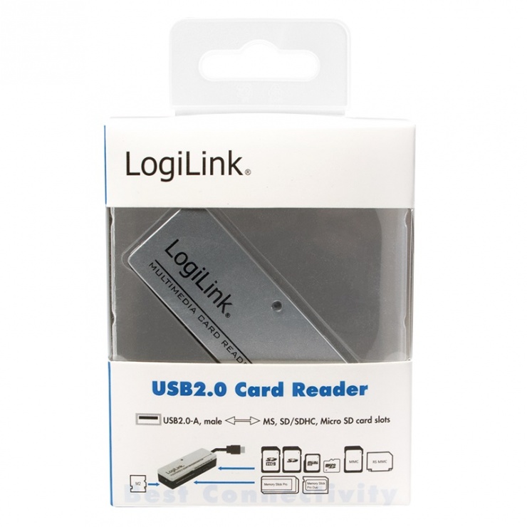 Imagine Cititor de carduri USB 2.0 All-in-one, LOGILINK CR0010