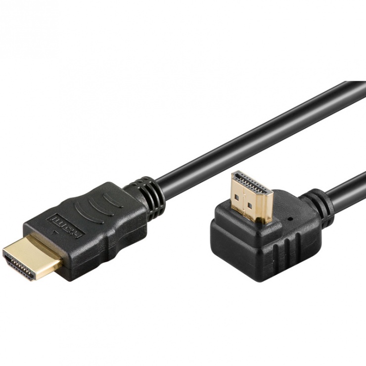 Imagine Cablu HDMI 4K@30Hz unghi 90 grade T-T 10m, KPHDMEA10