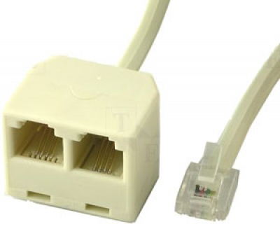 Imagine Cablu telefon la 2 X RJ11, 5M, TEL-0024