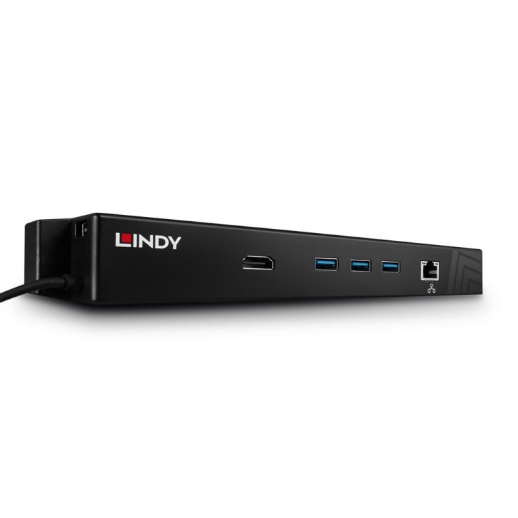 Imagine Docking Station Mini Displayport & USB 3.1 pentru tableta la HDMI, USB 3.1, Gigabit LAN, Lindy L43236