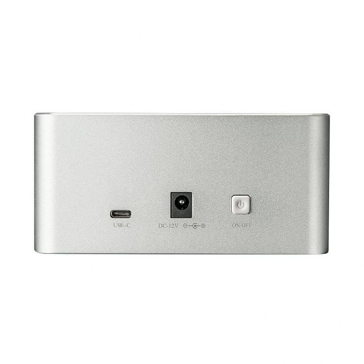 Imagine Docking station USB 3.1 tip C Gen 2 pentru HDD SATA 2.5" + 3.5" Functie de Clona, Lindy L43231