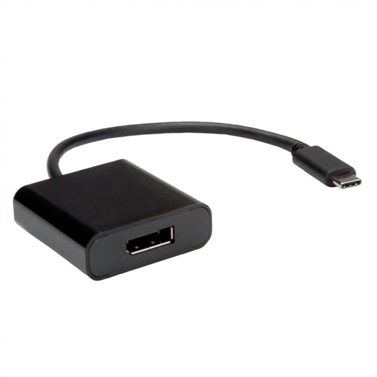 Imagine Adaptor USB-C la DisplayPort v1.2 T-M Negru, Value 12.99.3220