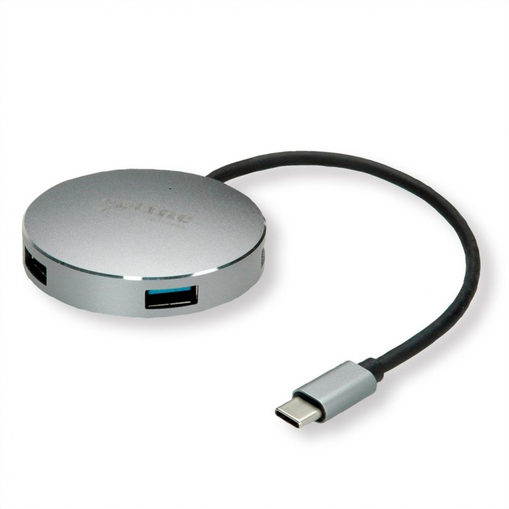 Imagine HUB USB 3.0-C la 4 x USB-A, Roline 14.02.5036