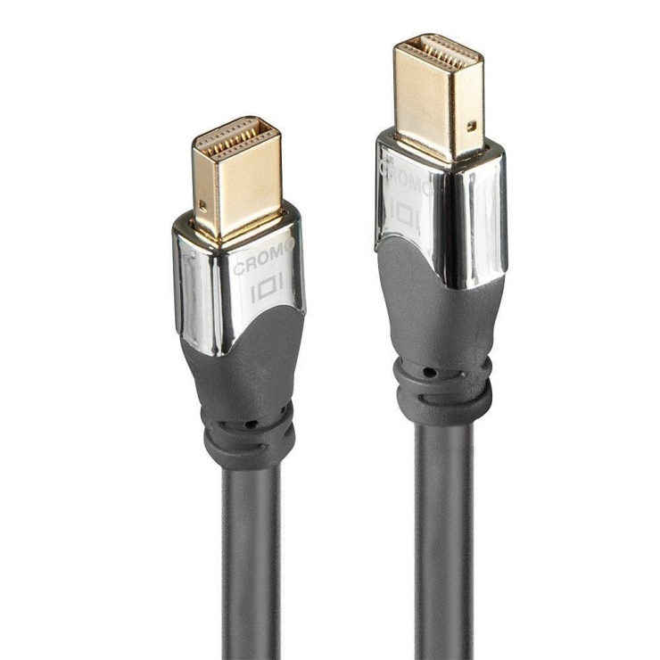 Imagine Cablu mini DisplayPort CROMO T-T v1.2 4K@60Hz 2m, Lindy L41542