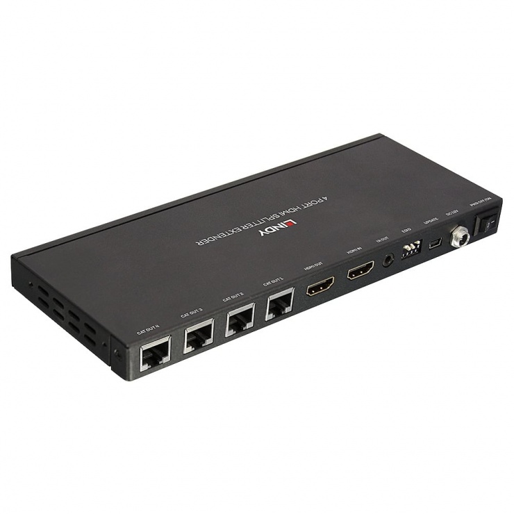 Imagine Splitter Extender 50m Cat.6 4 Port HDMI & IR with Loop Out, Lindy L38155