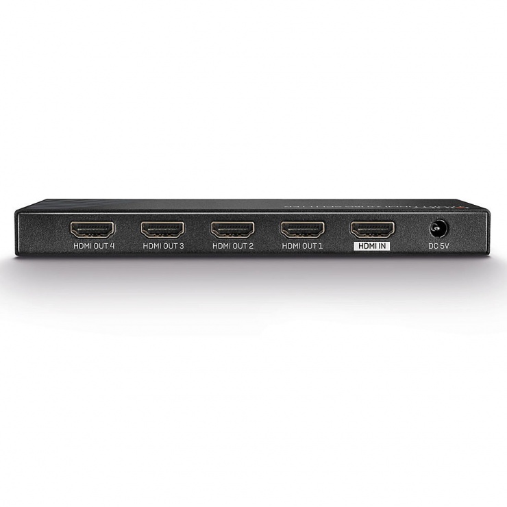 Imagine Multiplicator/Splitter 4 porturi HDMI 4K@60Hz cu HDR, Lindy L38236
