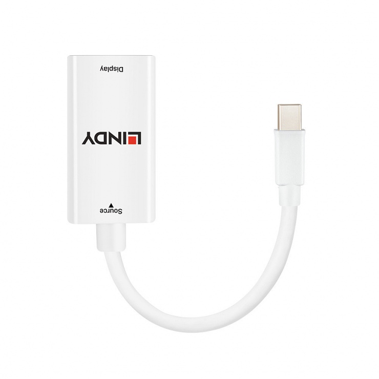 Imagine Adaptor Mini Displayport la HDMI Full HD T-M Alb, Lindy L38309