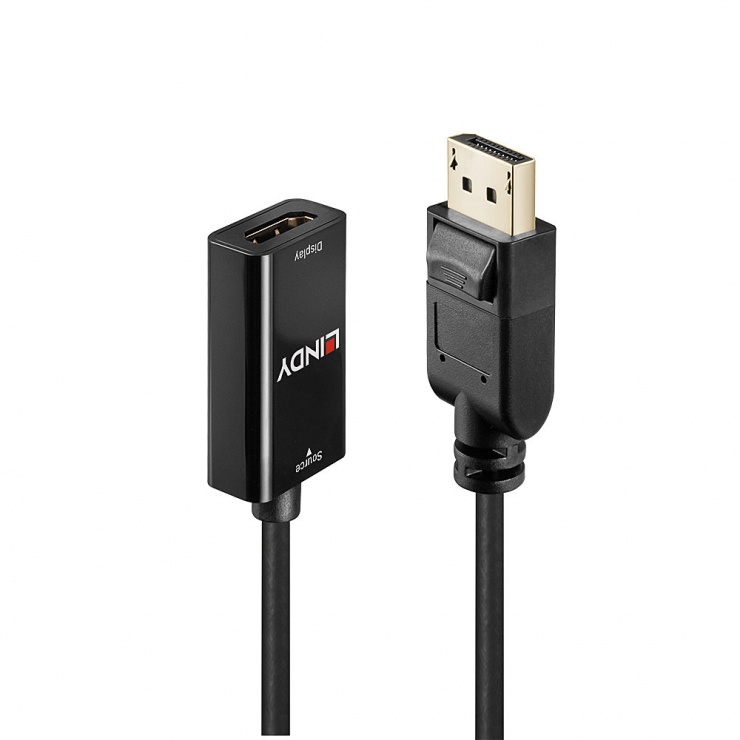Imagine Adaptor Displayport la HDMI Full HD T-M Negru, Lindy L38315