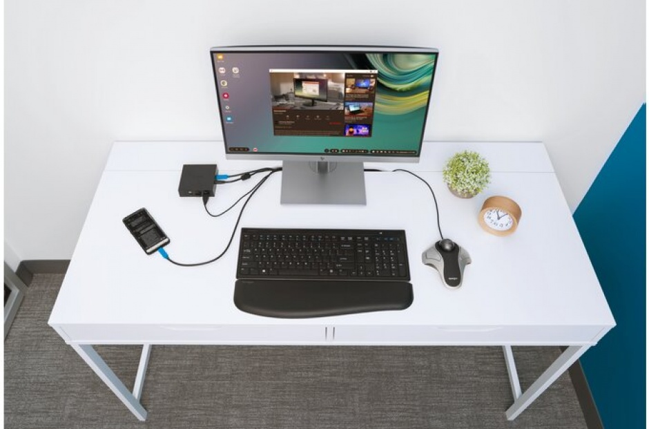 Imagine Docking station SD2000P USB-C la HDMI 4K / Displayport / Gigabit LAN / 2 x USB 3.0-A 110W, Kensingto
