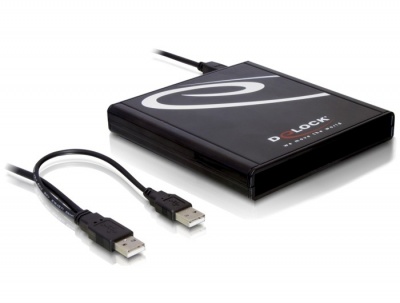 Imagine Rack extern 5.25" Slim SATA la USB 2.0, Delock 42295