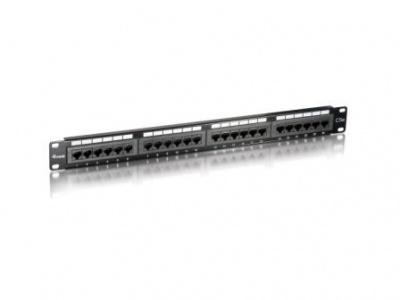 Imagine Patch Panel Equip UTP Cat.5e 24 porturi, negru