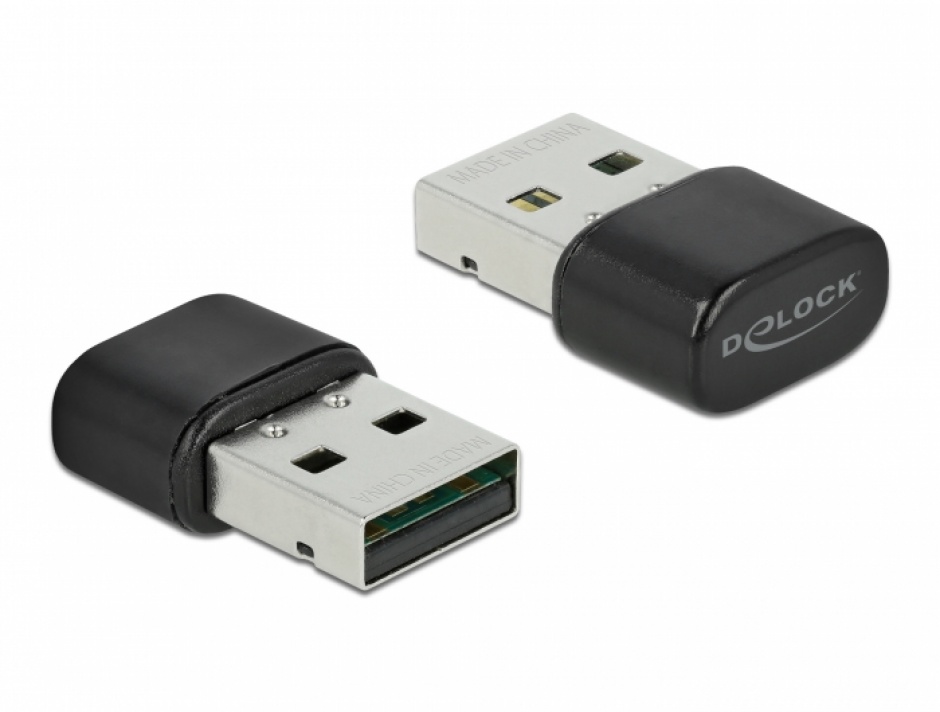 Imagine Adaptor 2 in 1 Bluetooth 4.2 + adaptor USB Dual band WLAN ac/a/b/g/n 433 Mbps, Delock 61000