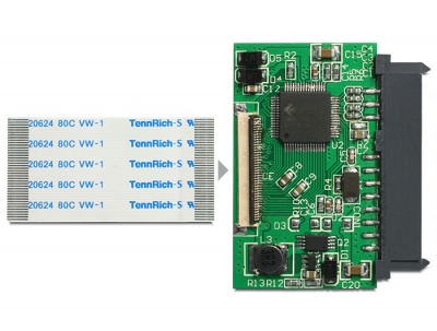 Imagine Convertor SSD SATA la ZIF, Delock 62427