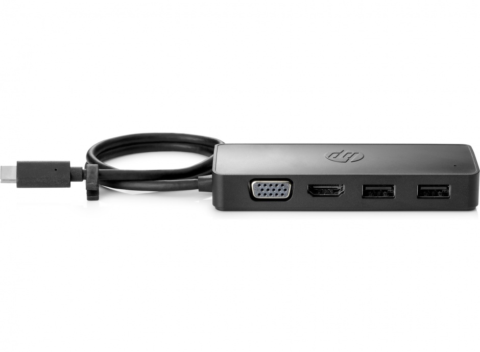 Imagine Docking station USB-C la HDMI 4K@30Hz, VGA, 2 x USB-A si PD, HP 7PJ38AA