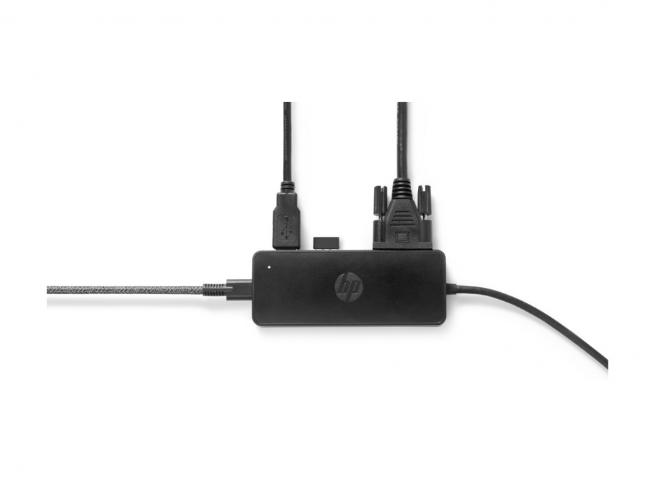 Imagine Docking station USB-C la HDMI 4K@30Hz, VGA, 2 x USB-A si PD, HP