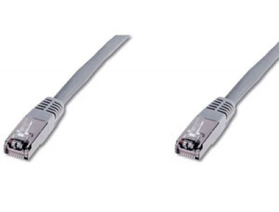 Imagine Cablu FTP Delock Cat.5e, gri, 0.25m