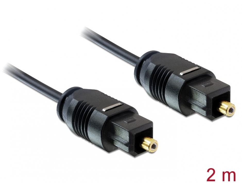 Imagine Cablu optic Toslink T-T 2M, Delock 82880