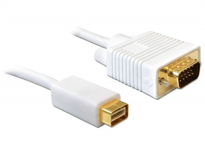 Imagine Cablu mini DVI la VGA T-T 2 m, Delock 82933