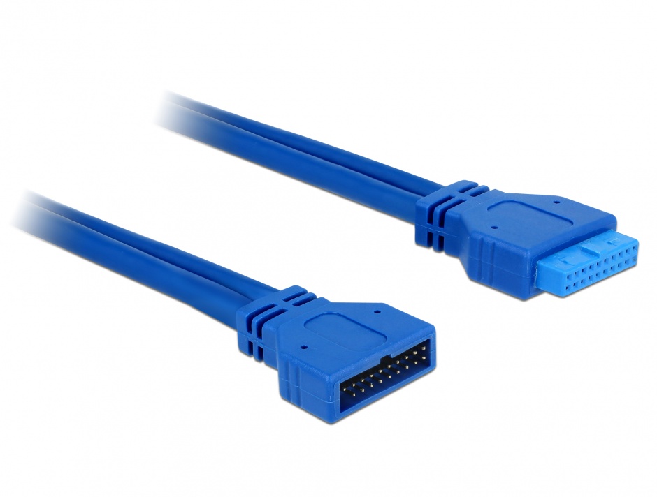 Imagine Prelungitor cablu USB 3.0 pin header T - M, Delock 82943