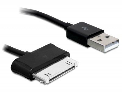 Imagine Cablu USB 2.0 date si alimentare tableta Samsung, Delock 83159