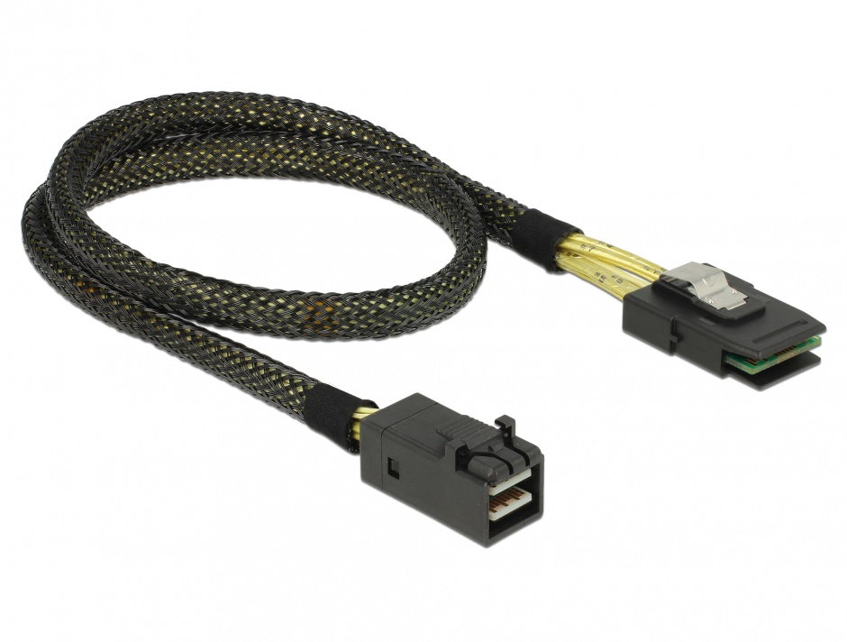 Imagine Cablu Mini SAS HD SFF-8643 la Mini SAS SFF-8087 50cm, Delock 83388 