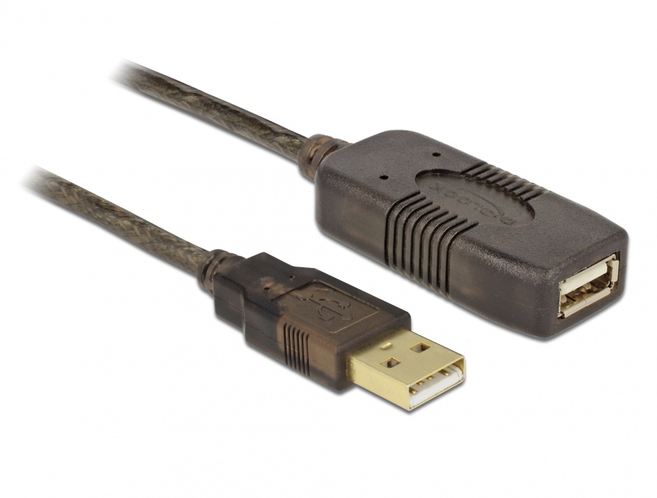 Imagine Cablu prelungitor activ USB 2.0 M-T 30m, Delock 83453 