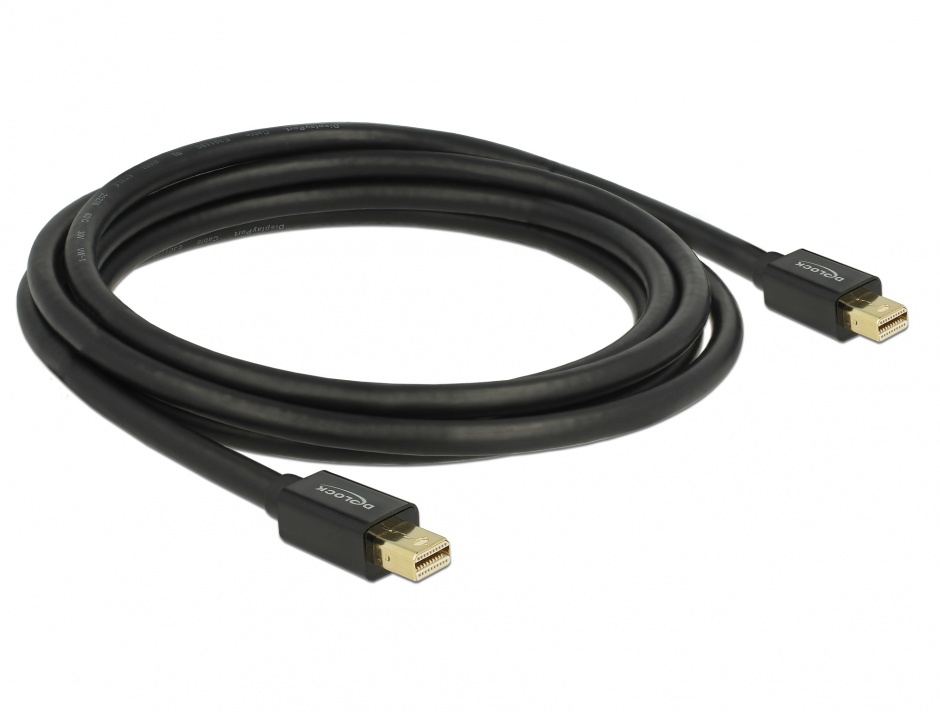 Imagine Cablu Mini Displayport 1.2 4K T-T 2m, Delock 83475