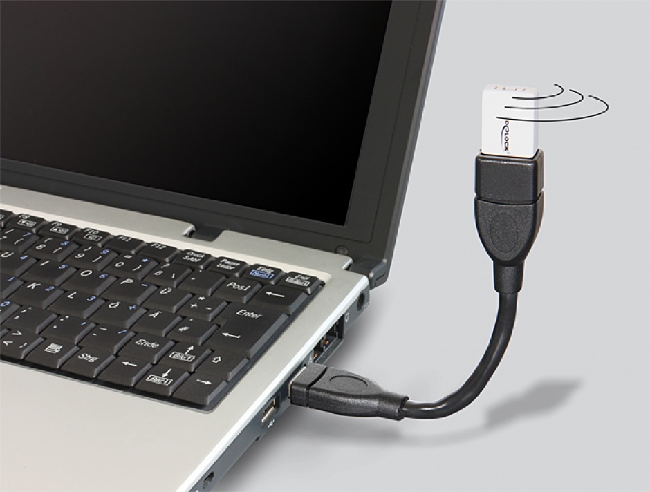 Imagine Cablu USB 2.0-A la USB 2.0 A T-M ShapeCable 0.15m, Delock 83497