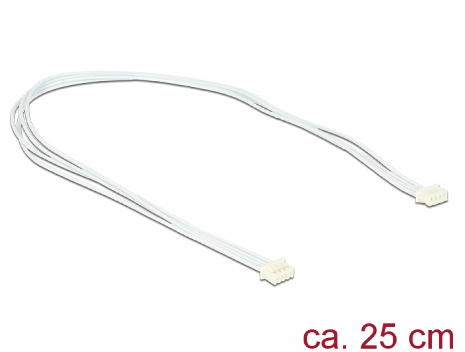 Imagine Cablu USB 2.0 pin header 1.25 mm 4 pini 25cm M-M, Delock 84842