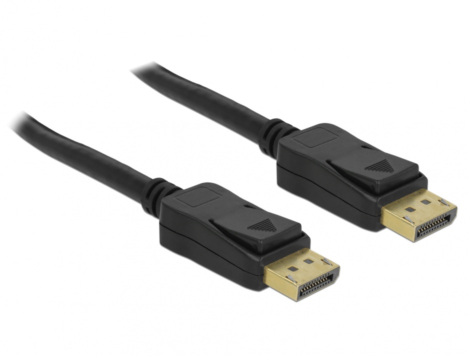 Imagine Cablu Displayport 1.2 T-T 4K 60 Hz 7m negru, Delock 84860