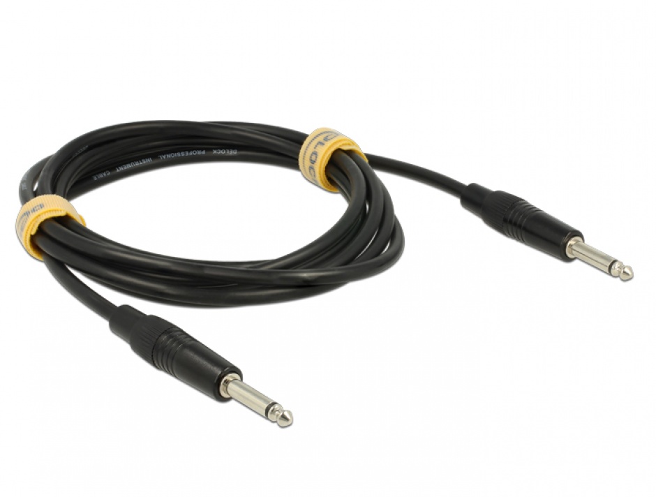 Imagine Cablu jack 6.35 mm Mono T-T 3m, Delock 85050